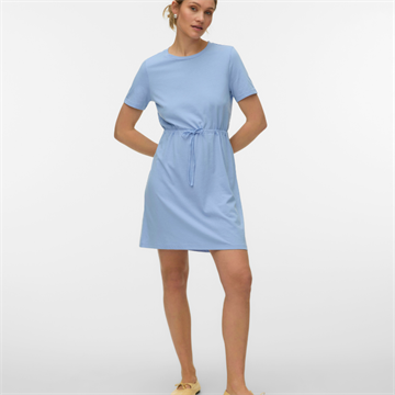 Vero Moda Luna ss short string dress brunnera blue - 10325626